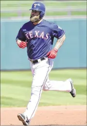  ?? GETTY IMAGES ?? Mike Napoli of the Rangers says a shortage of familiar faces at Big League Weekend doesn’t mean the games against the Indians won’t be interestin­g.