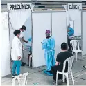  ??  ?? Las salas de atención reciben pacientes que iban al Infop.