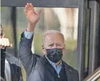  ?? EVAN VUCCI/AP ?? President Joe Biden arrives at Walter Reed National Military Medical Center in Bethesda, Md., for a colonoscop­y Friday.