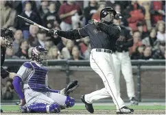  ?? JOHN G. MABANGLO / AFP / GETTY IMAGES FILES ?? Barry Bonds finished his major league baseball career with 762 home runs, but wanted to play one more season.