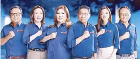  ??  ?? From left: Arnold Clavio, Mel Tiangco, Jessica Soho, Mike Enriquez, Vicky Morales and Howie Severino