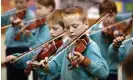  ?? Photograph: Andrew Fox/Alamy ?? ‘Pupils in deprived areas are far less likely to sing in a choir or play in an orchestra.’