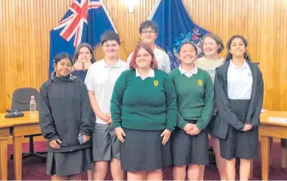  ?? Photo/ Supplied ?? The Whanganui District Youth Council’s current elected members.