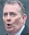  ??  ?? Vow...Liam Fox yesterday