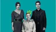  ??  ?? Who has the power? Priyanka Chopra, Adarsh Gourav and Rajkummar Rao in The White Tiger