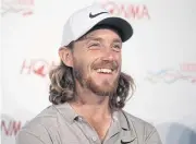  ?? EPA ?? Tommy Fleetwood smiles during a press conference in Hong Kong.