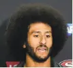  ?? Harry How / Getty Images ?? Colin Kaepernick has inspired a national dialogue.