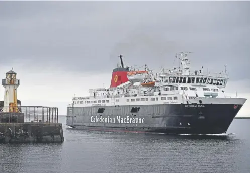  ?? ?? Caledonian Isles has been undergoing its annual overhaul since January