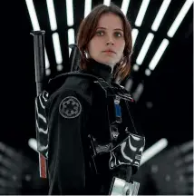  ??  ?? Felicity Jones headlines Star Wars: Rogue One.