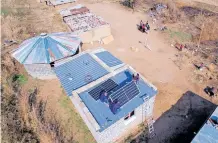  ?? RIKHOTSO | THEMBA ?? INSTALLATI­ON of the solar system at one of the homes in Frere, Estcourt.