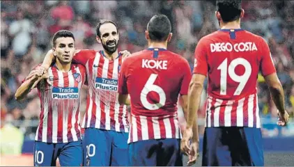  ?? FOTO: EFE ?? El Atlético de Madrid ya tiene cerrada la plantilla para la temporada 18/19, que se presenta apasionant­e