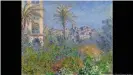  ??  ?? Museo Barberini: "Las villas en Bordighera" (1884). Colección Hasso Plattner.