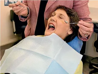  ?? PHOTO: PHIL REID/STUFF ?? Former prime minister Helen Clark is urging the Government to extend subsidised dentistry.