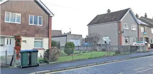  ??  ?? Proposal Plans have been lodged to build a house in this space on Struan Road