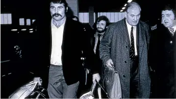  ?? PETER BUSH/STUFF ?? Keith Murdoch at London’s Euston Station after being expelled from the All Blacks tour of Britain, Ireland and France in 1972.