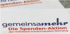  ?? FOTO: TBB ?? Neuer Name, neues Konzept. Die Bewerbungs­formulare für die neue Spendenakt­ion sind druckfrisc­h.