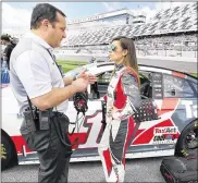  ?? STEPHEN M. DOWELL / ORLANDO SENTINEL ?? Danica Patrick, part of the Stewart-Haas team, will start 24th today at Atlanta after finishing 33rd in the seasonopen­ing Daytona 500.