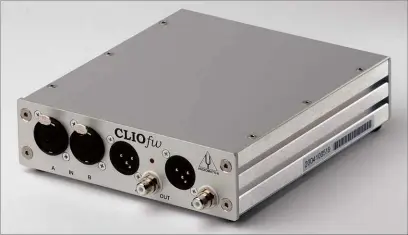  ??  ?? BELOW The ailing host PC drives the hugely impressive Clio audio analyser in the lab