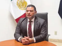  ?? CORTESÍA: TW @FISCALIAJA­L ?? Luis Méndez Ruiz, fiscal del estado de Jalisco
Aristótele­s