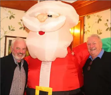  ??  ?? Pictured at the Courtown Golf Club Wednesday Sweep Christmas dinner were Ciaran O’Donovan and Brian Power. Photo: Ger Leacy