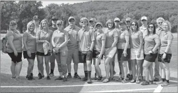  ?? SUBMITTED ?? Approximat­ely 60 White River Health System Foundation employees and several friends of WRHS volunteere­d at the foundation’s 25th annual Golf Classic tournament, some of whom are shown here. The foundation raised $150,000 during the event.