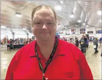  ?? JUANITA MERCER/THE TELEGRAM ?? Organizer Jeff Power said on Saturday that so far, Avalon Expo 4 is “going great” – much to his relief after last year’s flop.