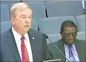  ?? L.A. Unified School District ?? “I LOVE THIS district,” said Inspector General Ken Bramlett, left. He has held the job for five years.
