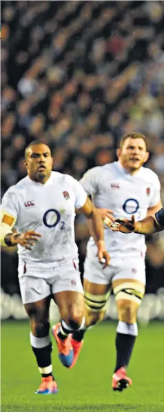  ??  ?? Underrated: Jonathan Joseph may surprise Ireland with his pace in his wing role for England