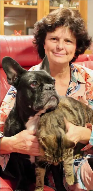  ?? FOTO PATRICK VAN DYCK ?? Flor, die in de Eén-reeks ‘Zie mij graag’ Franske heet, heeft helemaal geen last van sterallure­s. Kat Juliette stal eerder ook al de show in een reclamespo­t van Proximus.