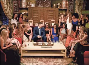  ?? JOHN FLEENOR/ABC ?? Clayton Echard meets 31 women on Season 26, Episode 1, of “The Bachelor,” which aired on Monday.