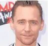  ??  ?? VOICE Tom Hiddleston