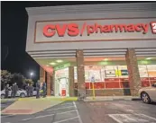  ?? MICHAEL ANTHONY ADAMS, INDIANAPOL­IS STAR ?? This CVS pharmacy in Indianapol­is was one of the many that has been robbed recently for prescripti­on drugs.