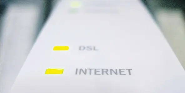  ?? ADRIAN WYLD / THE CANADIAN PRESS FILES ?? Municipali­ties have successful­ly built high-speed Internet networks in Olds, Alta., Coquitlam, B.C., Stratford, Ont., and more than 80 communitie­s in the U.S.