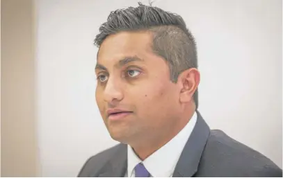  ?? RICH HEIN/SUN-TIMES FILE ?? A resolution introduced by Ald. Ameya Pawar directs the mayor’s office to create a task force to explore a universal basic income for Chicago, starting with a 1,000-family pilot program.