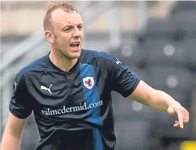  ?? Picture: SNS. ?? Greig Spence was on target for Raith in their victory over Queen’s Park.