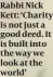  ??  ?? Rabbi Nick Kett: ‘Charity is not just a good deed. It is built into the way we look at the world’