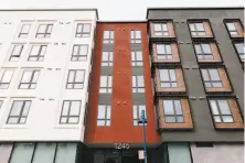  ?? Michael Short / Special to The Chronicle 2019 ?? Camino 23 is a 37unit, lowcost housing developmen­t in Oakland built by Satellite Affordable Housing Associates.