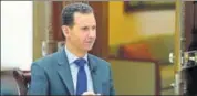  ?? REUTERS ?? Syria's President Bashar alAssad during an interview.