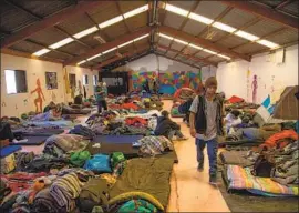  ?? Alonso Rochin EPA/Shuttersto­ck ?? THE EL BARRETAL shelter in Tijuana, Mexico, where asylum seekers traveling from Central America are given medical checkups, medicine and minor surgery.