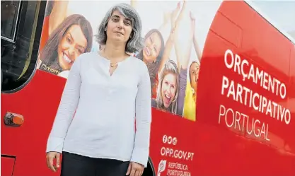  ??  ?? A secretária de Estado Graça Fonseca diz que o número de votos no OPP é positivo