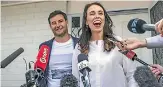  ?? PHOTO: JASON DORDAY/STUFF ?? Jacinda Ardern and Clarke Gayford are expecting a baby in June.