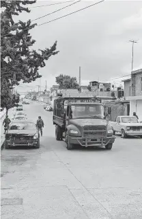  ?? /ÓSCAR SEGURA ?? La zona fue acordonada por la policía y el Ejercito.