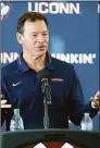  ?? Stew Milne / Associated Press ?? UConn football coach Jim Mora will take part in next week's Travelers Championsh­ip pro-am.