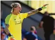  ?? Foto: dpa ?? Loris Karius macht es sich selbst auch nicht unbedingt einfach.