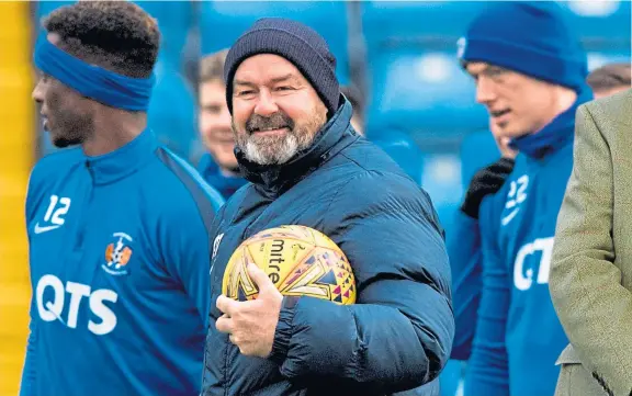  ?? Picture: SNS. ?? Steve Clarke has worked wonders at Rugby Park since his arrival at the Ayrshire club last October.