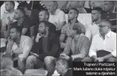  ??  ?? Trajneri i Partizanit, Mark Iuliano duke ndjekur
takimin e djeshëm