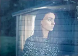 ?? A24 ?? “A GHOST STORY” with Rooney Mara, above, and Casey Aff leck includes a near-wordless scene of almost 10 minutes involving the pair’s characters.