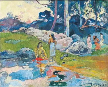  ??  ?? Gauguin es uno de los artistas representa­dos en la exposición en el museo parisino Jacquemart André