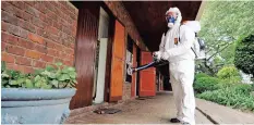  ?? | DAVID RITCHIE (ANA) ?? A FOGGING disinfecti­on is conducted at a school. These are the kinds of extra costs that schools have had to incur since the start of the Covid-19 pandemic.
