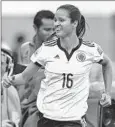  ?? Franck Fife
AFP/Getty Images ?? COLOMBIA’S Lady Andrade accused the U.S. of belittling her team; the twomeet Monday.